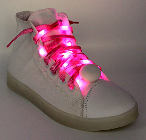 kabel Bekijk het internet middelen LED Light Up Shoelaces Pink – LED SHOE SOURCE