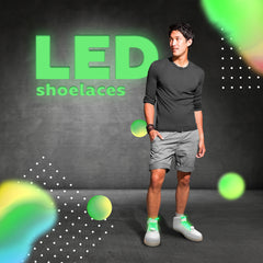 LED Light Up Shoelaces Green