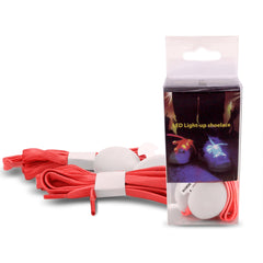 LED Light Up Shoelaces Red